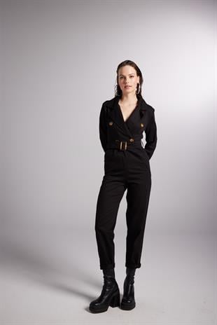 Solano Overalls Black