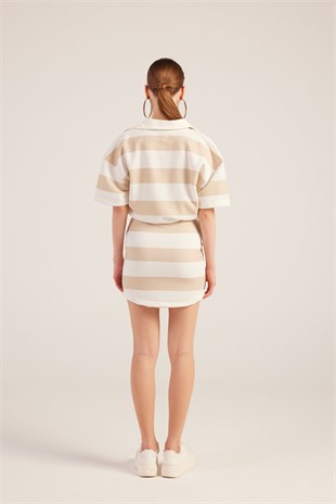 Pamela Dress Beige