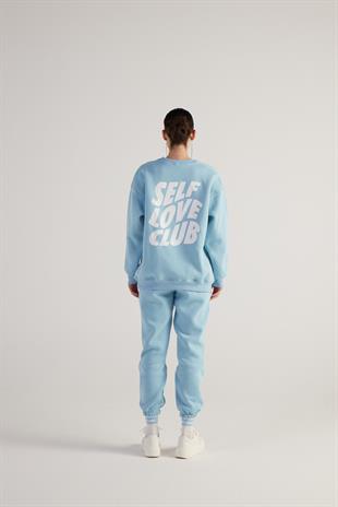 Fluffy Sweatpants Blue