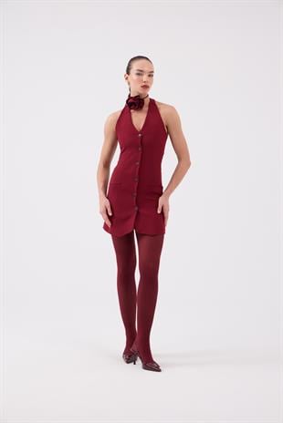 Becca Dress Burgundy