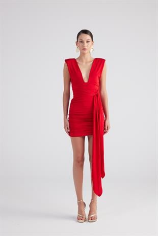 Uma Dress Red