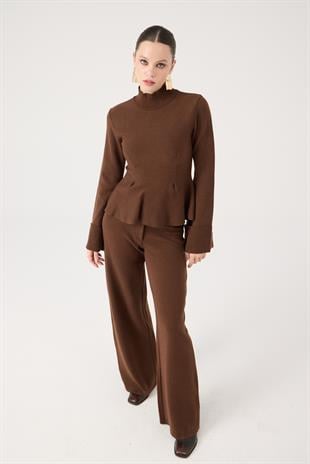 Madeline Knitwear Set Brown
