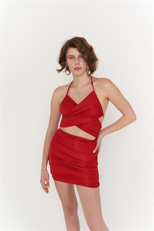 Jessa Bluz Kırmızı