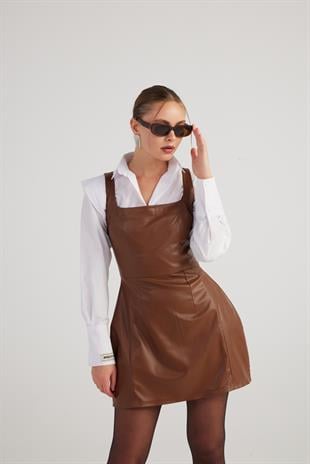 Larissa Dress Brown