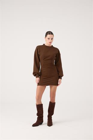 Nancy Dress Brown