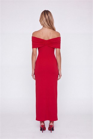 Leila Dress Red