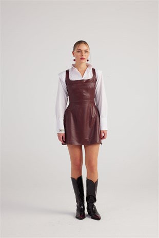 Larissa Dress Claret Red