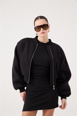 Parker Bomber Jacket Black