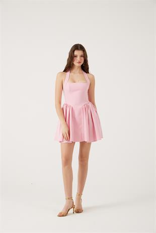 Cepli Mini Felici Elbise Pembe