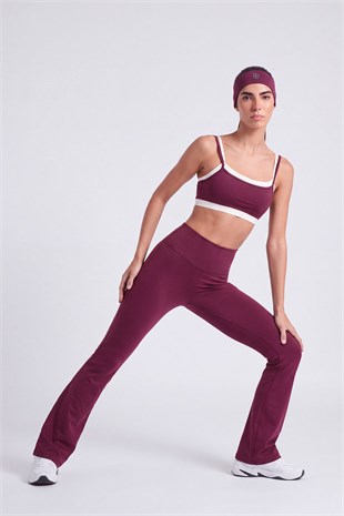 Fabiola Bustier Burgundy