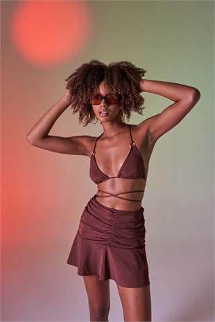 Delphi Skirt Brown