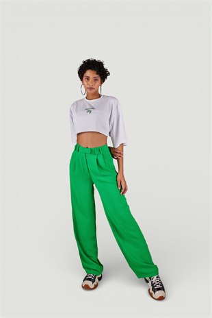 Palasia Trousers Light Green