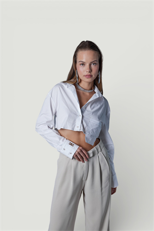 Pocket Gömlek Beyaz