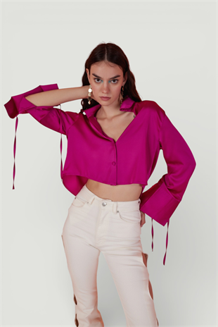 Silky Shirt Pink