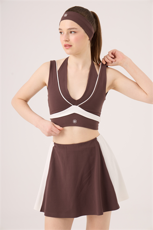 V Yaka Stella Büstiyer Kahve