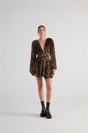 Janet Dress Brown