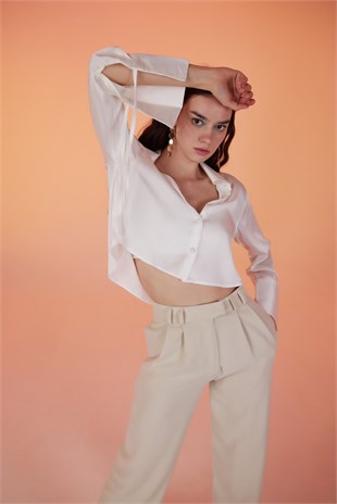 Silky Shirt White