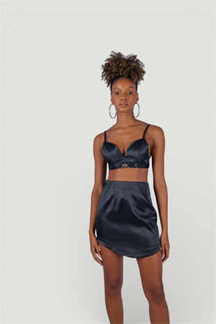 Fancy Bustier Black