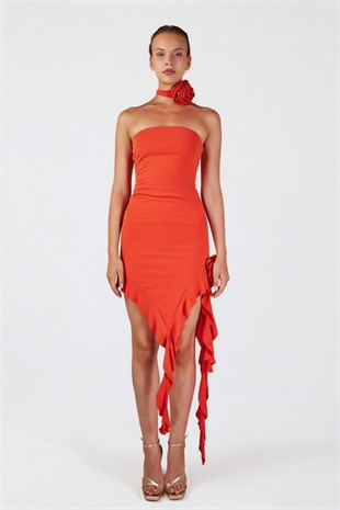 Rosanna Dress Orange