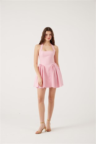 Cepli Mini Felici Elbise Pembe