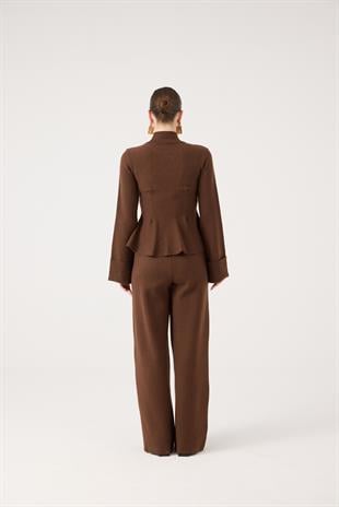 Madeline Knitwear Set Brown