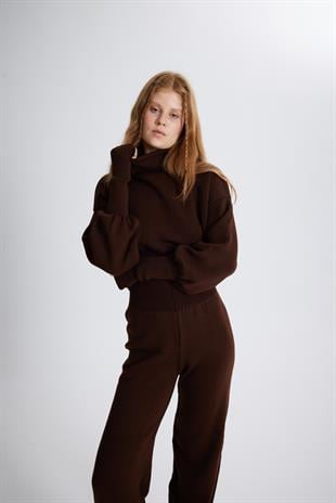 Alt Üst Triko Thinky Takım Kahverengi