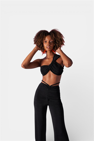 Beatrice Crop Black