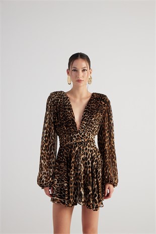 Janet Dress Brown