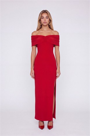 Leila Dress Red