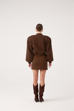 Parker Bomber Jacket Brown