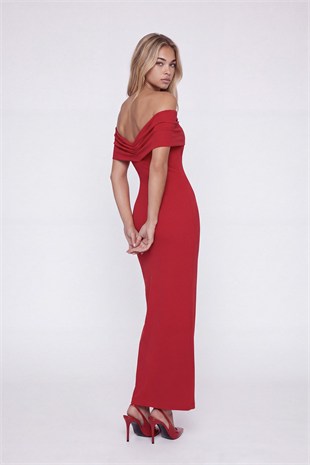 Leila Dress Red