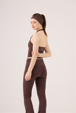 Boyundan Askılı Ellen Büstiyer Kahve