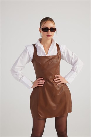 Larissa Dress Brown