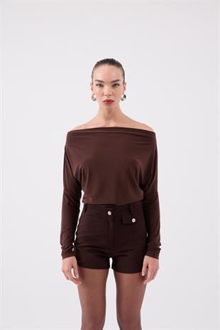 Talia Blouse Brown