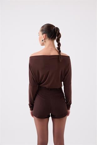Talia Blouse Brown