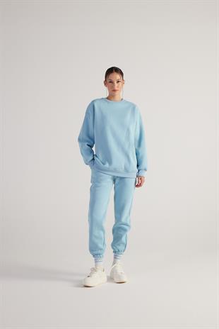 Fluffy Sweatpants Blue