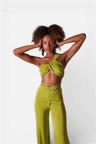 Beatrice Crop Green