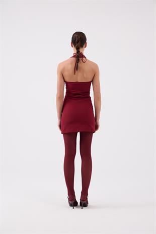 Becca Dress Burgundy