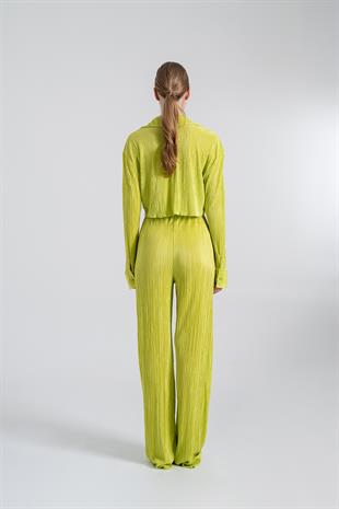 Comfy Crop Shirt Green