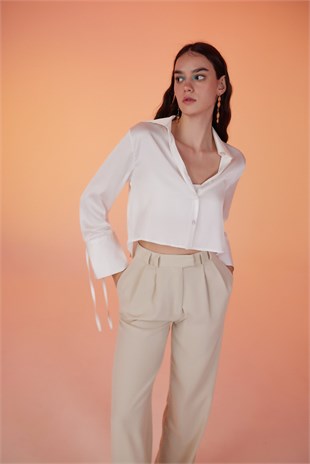 Silky Shirt White