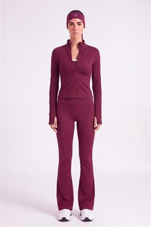 Fabiola Jacket Burgundy
