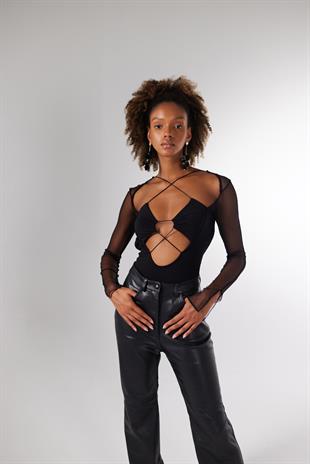 Bony Bodysuit Black