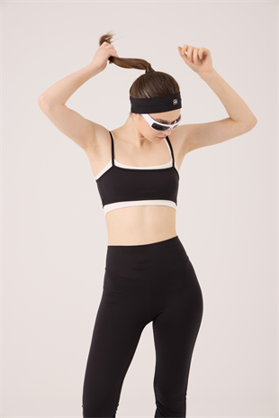 Çift Katlı Askılı Fabiola Büstiyer Siyah