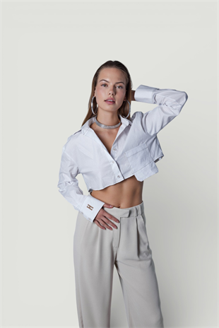 Pocket Gömlek Beyaz