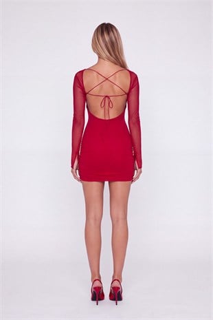 Lunar Dress Red