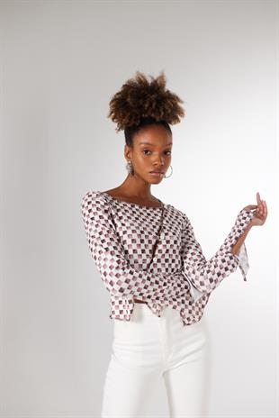 Pierre Blouse Brown