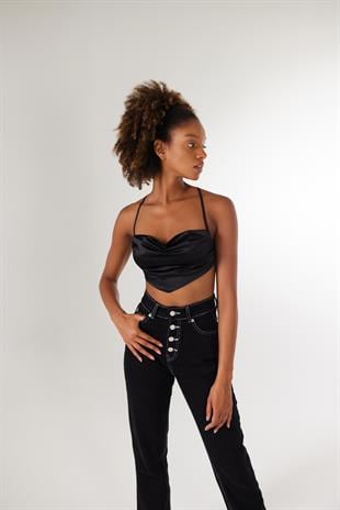 Shery Crop Black