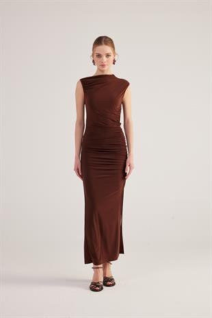 Lily Dress Brown