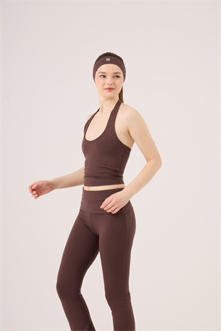 Boyundan Askılı Ellen Büstiyer Kahve