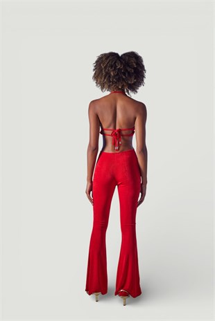Diana Rompers Red